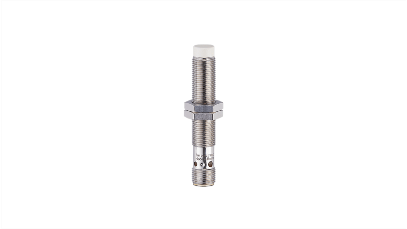 Rs-Online Sensore di prossimità induttivo Cilindro filettato ifm electronic M12 rilevamento 7 mm 10 → 60 V dc
