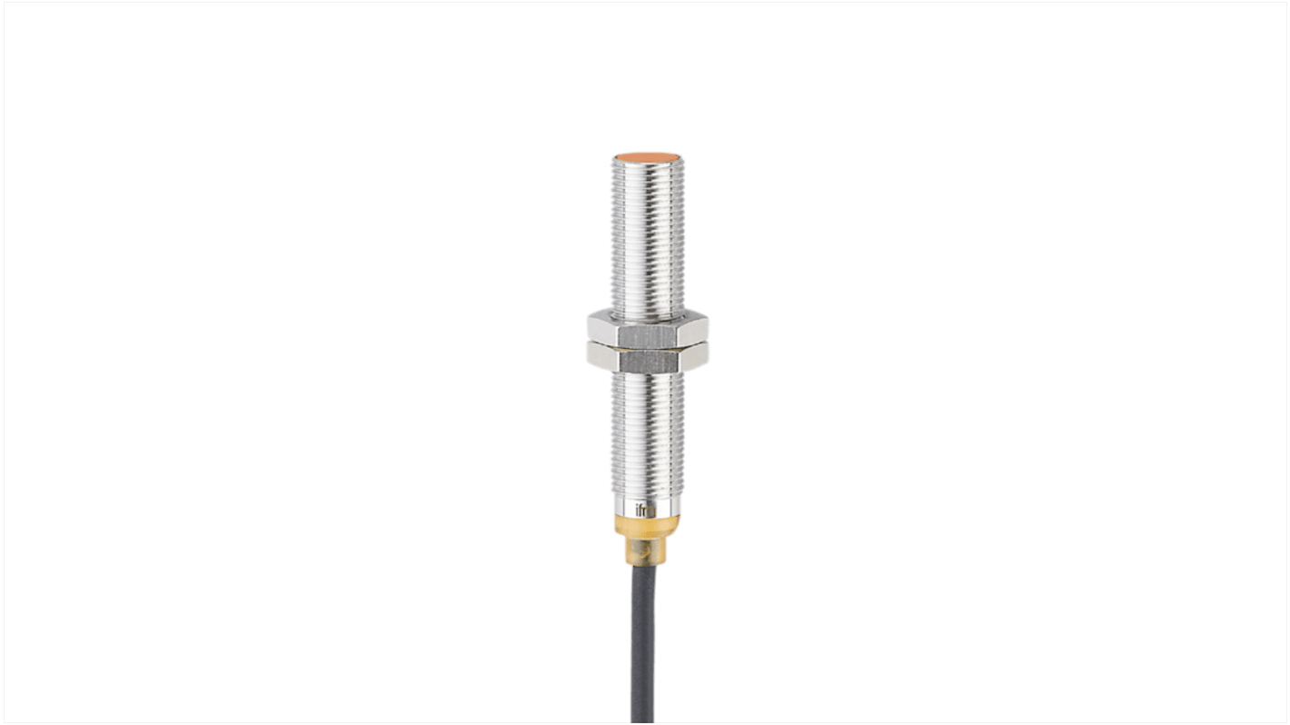 Rs-Online Sensore di prossimità induttivo Cilindro filettato ifm electronic M12 rilevamento 4 mm 10 → 30 V CC