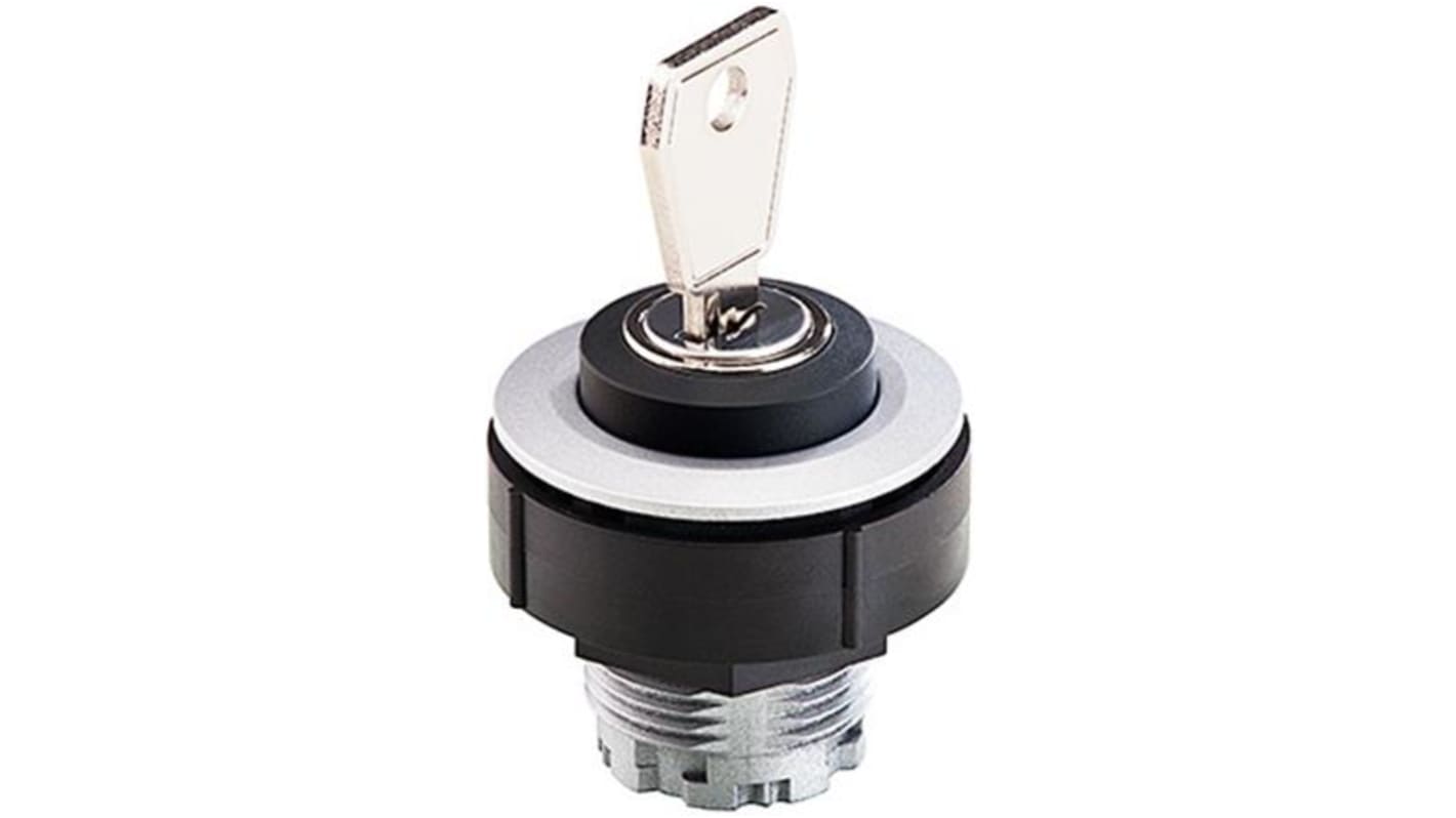 HARTING Har-Key 2-position Key Switch, Latching, 30.5mm Cutout