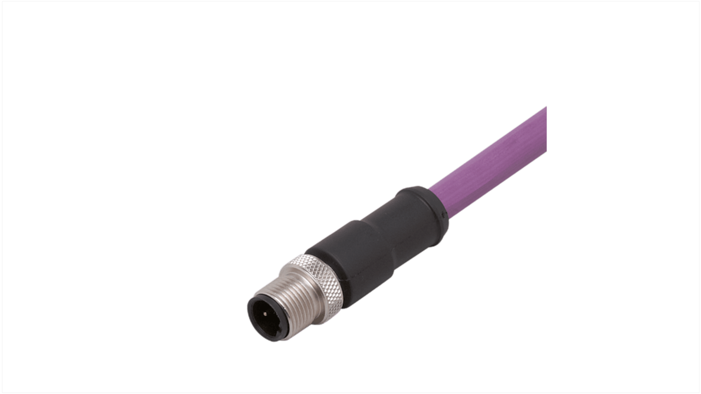 ifm electronic Straight Male 1 way M12 to Unterminated Actuator/Sensor Cable, 10m