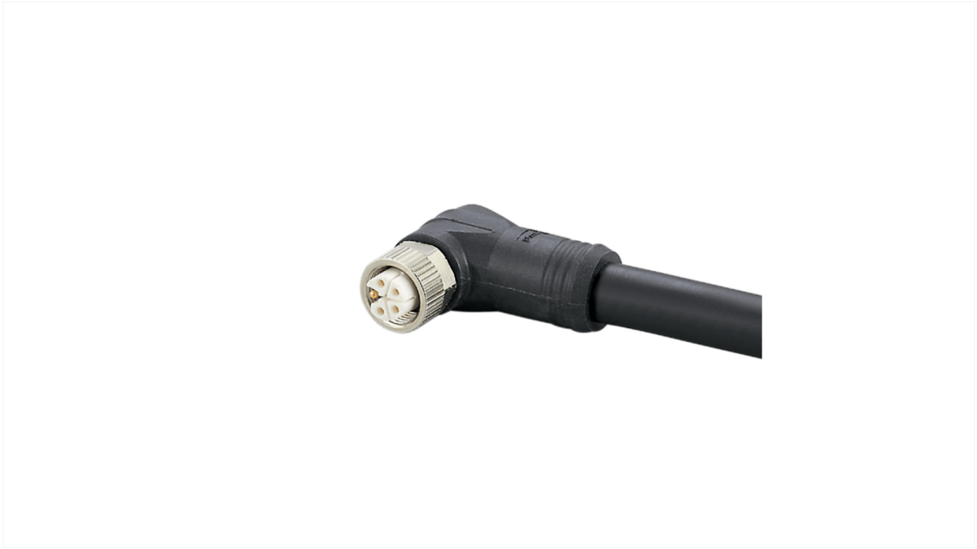 ifm electronic, Power, 50m 5 Core, Black Polyurethane PUR Power Cable