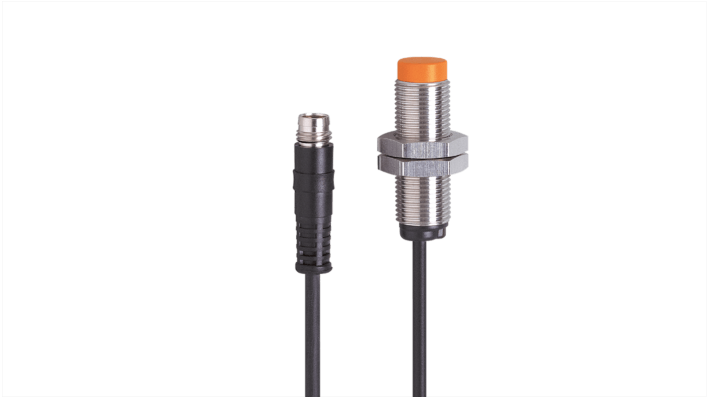 Rs-Online Sensore di prossimità induttivo Cilindro filettato ifm electronic M12 rilevamento 5 5 mm 10 → 30 V CC