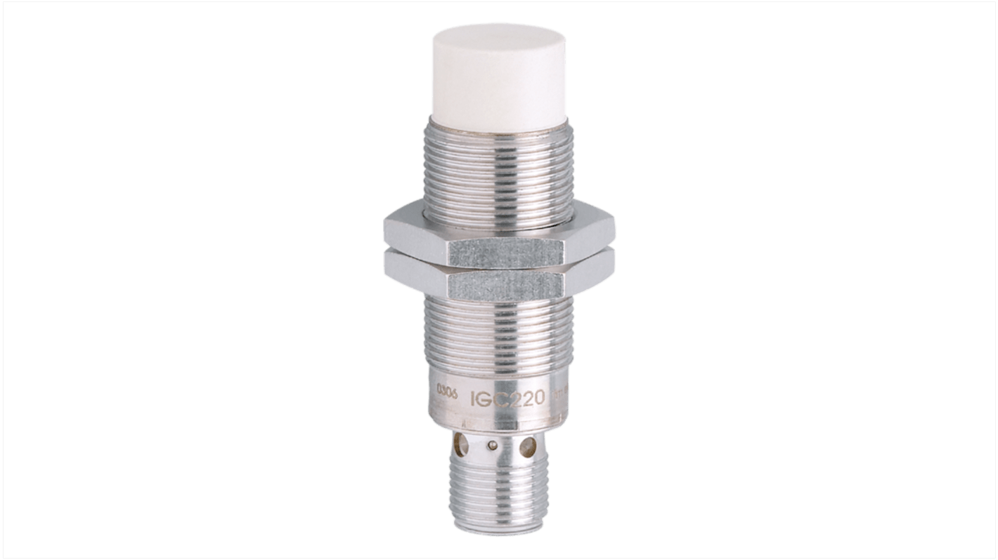 Rs-Online Sensore di prossimità induttivo Cilindro filettato ifm electronic M18 rilevamento 12 mm 26 5 → 31 6 V