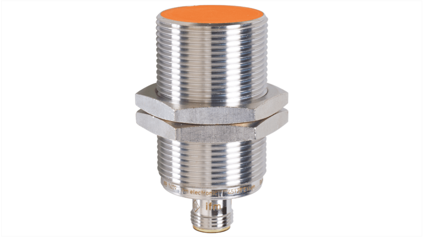 Rs-Online Sensore di prossimità induttivo Cilindro filettato ifm electronic M30 rilevamento 10 mm 10 → 30 V CC