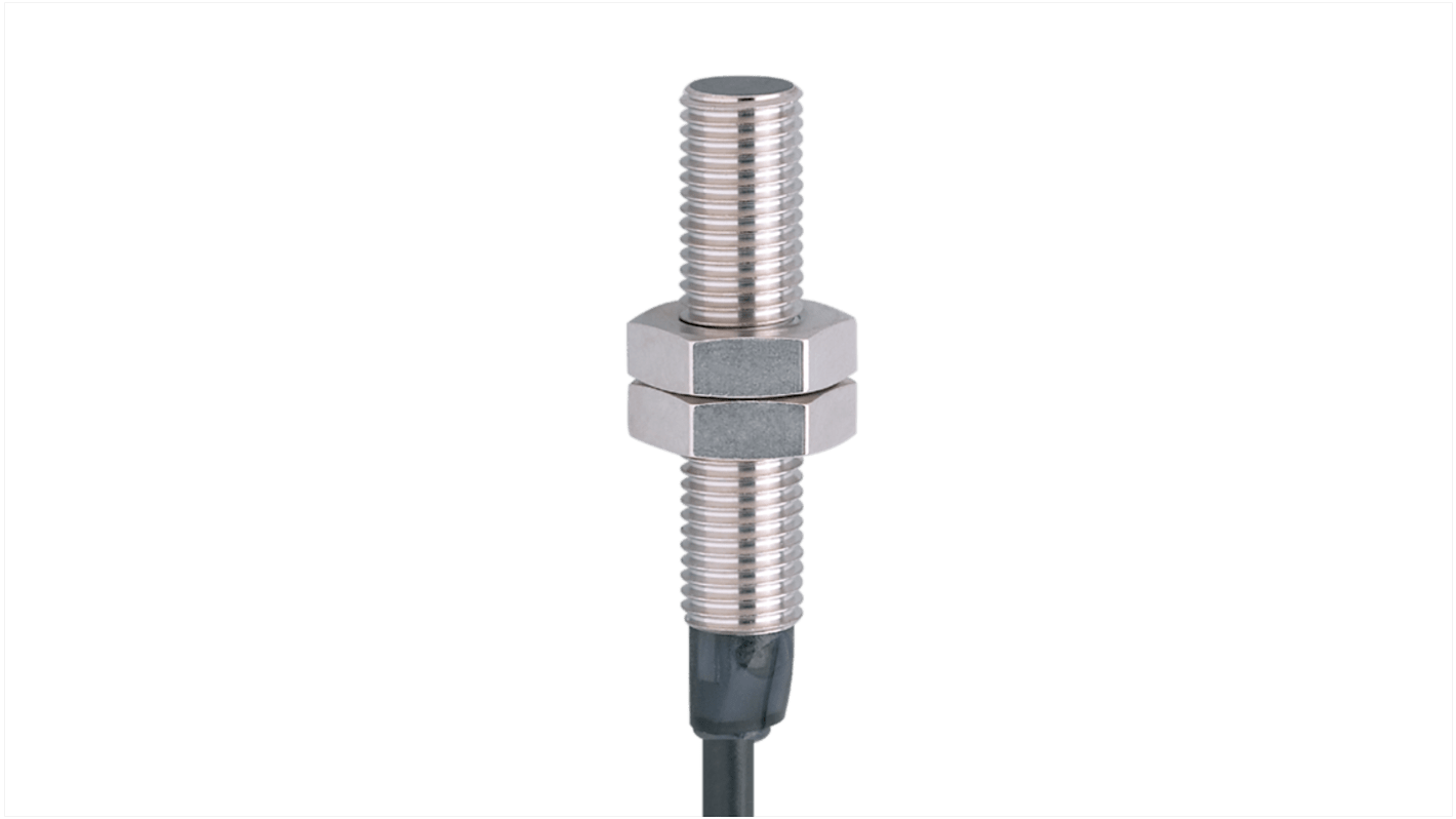 Rs-Online Sensore di prossimità induttivo Cilindro filettato ifm electronic M8 rilevamento 2 mm 10 → 55 V dc