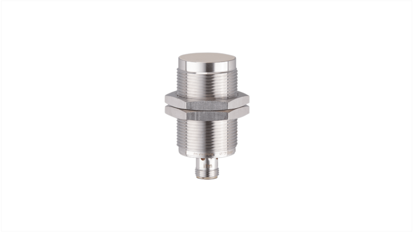 Rs-Online Sensore di prossimità induttivo Cilindro filettato ifm electronic M30 rilevamento 18 mm 10 → 32 V CC