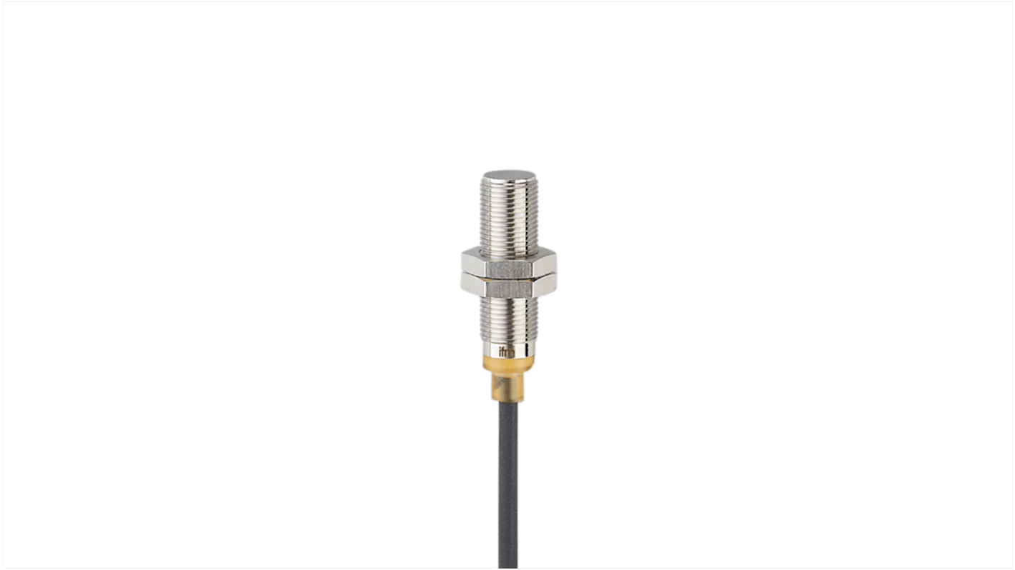 Rs-Online Sensore di prossimità induttivo Cilindro filettato ifm electronic M12 rilevamento 4 mm 10 → 30 V CC