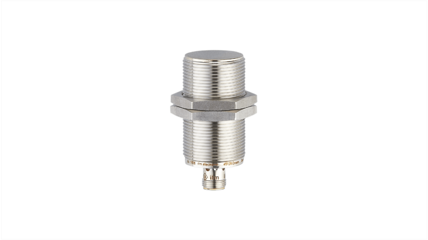 Rs-Online Sensore di prossimità induttivo Cilindro filettato ifm electronic M30 rilevamento 1 3 → 13 mm 10 → 30