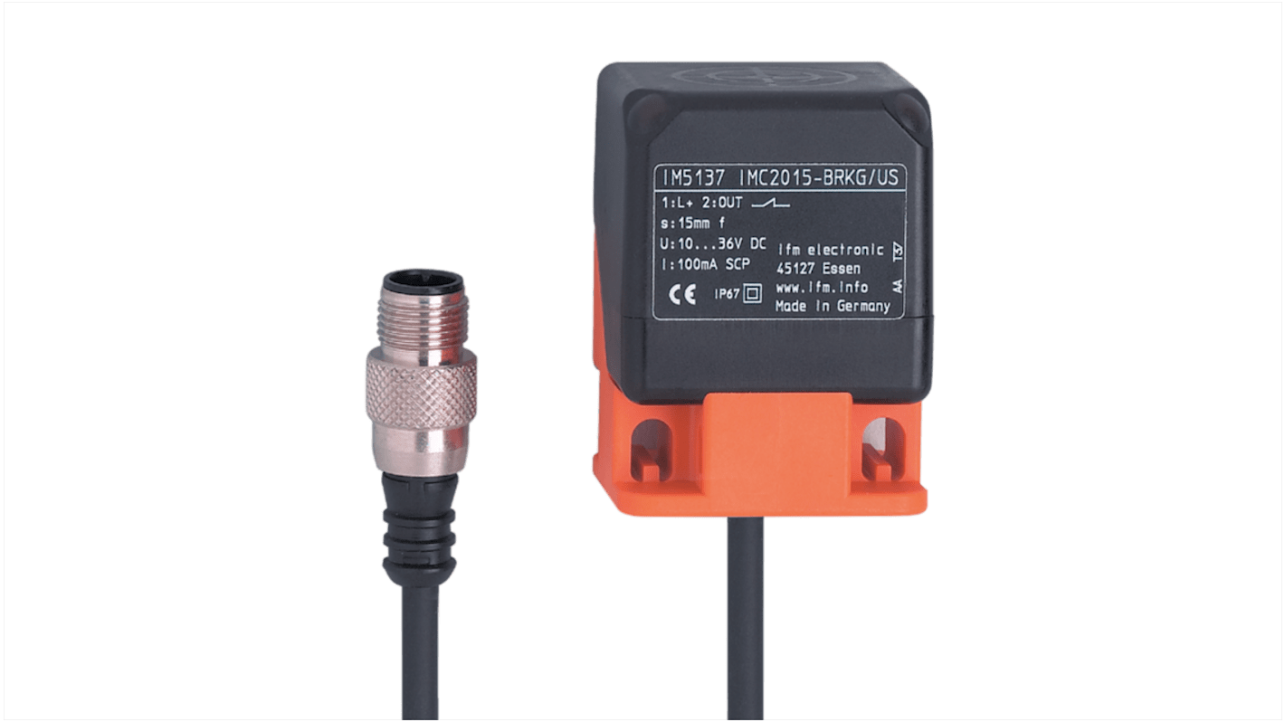 Rs-Online Sensore di prossimità induttivo rettangolare ifm electronic rilevamento 15 mm 10 → 36 V CC