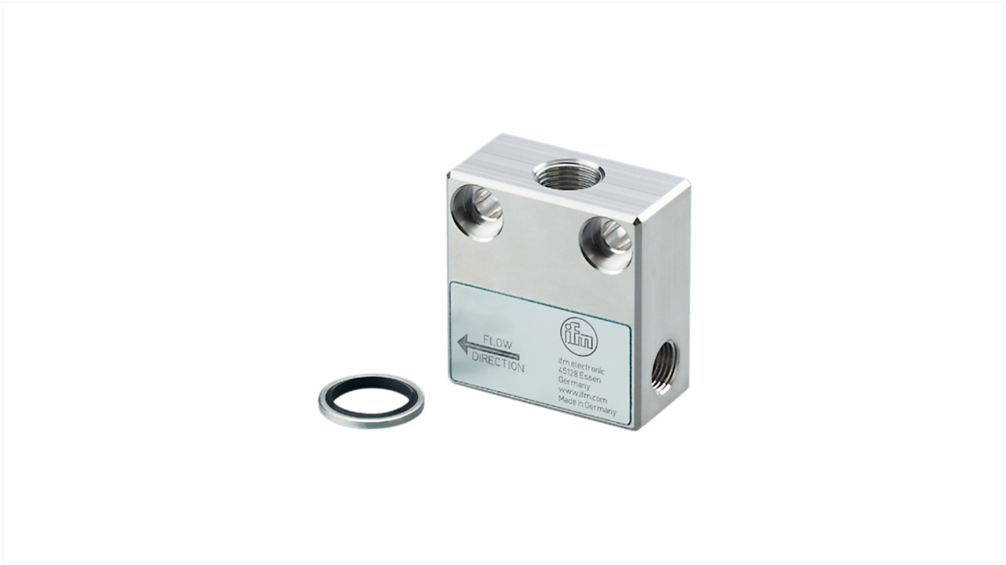 ifm electronic, E404 Series Adapter for Use with Small Volumetric Flow Quantities
