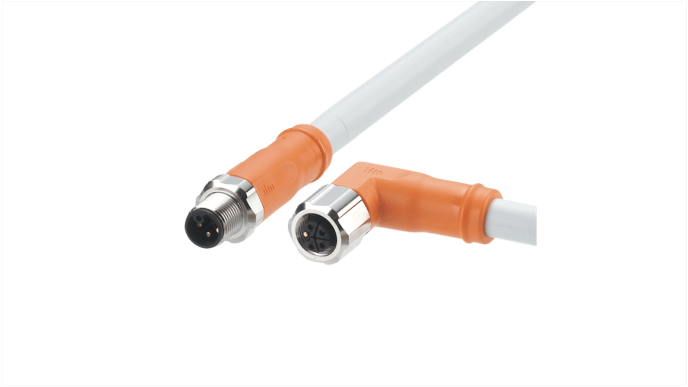 ifm electronic, Power, 20m 5 Core, Grey Polyurethane PUR Power Cable