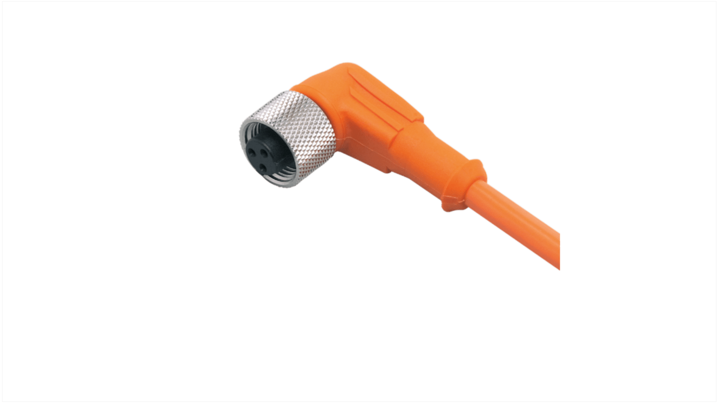 ifm electronic E108 Serien 3 leder M12 til Utermineret Aktuator/sensor kabel, 2m kabel