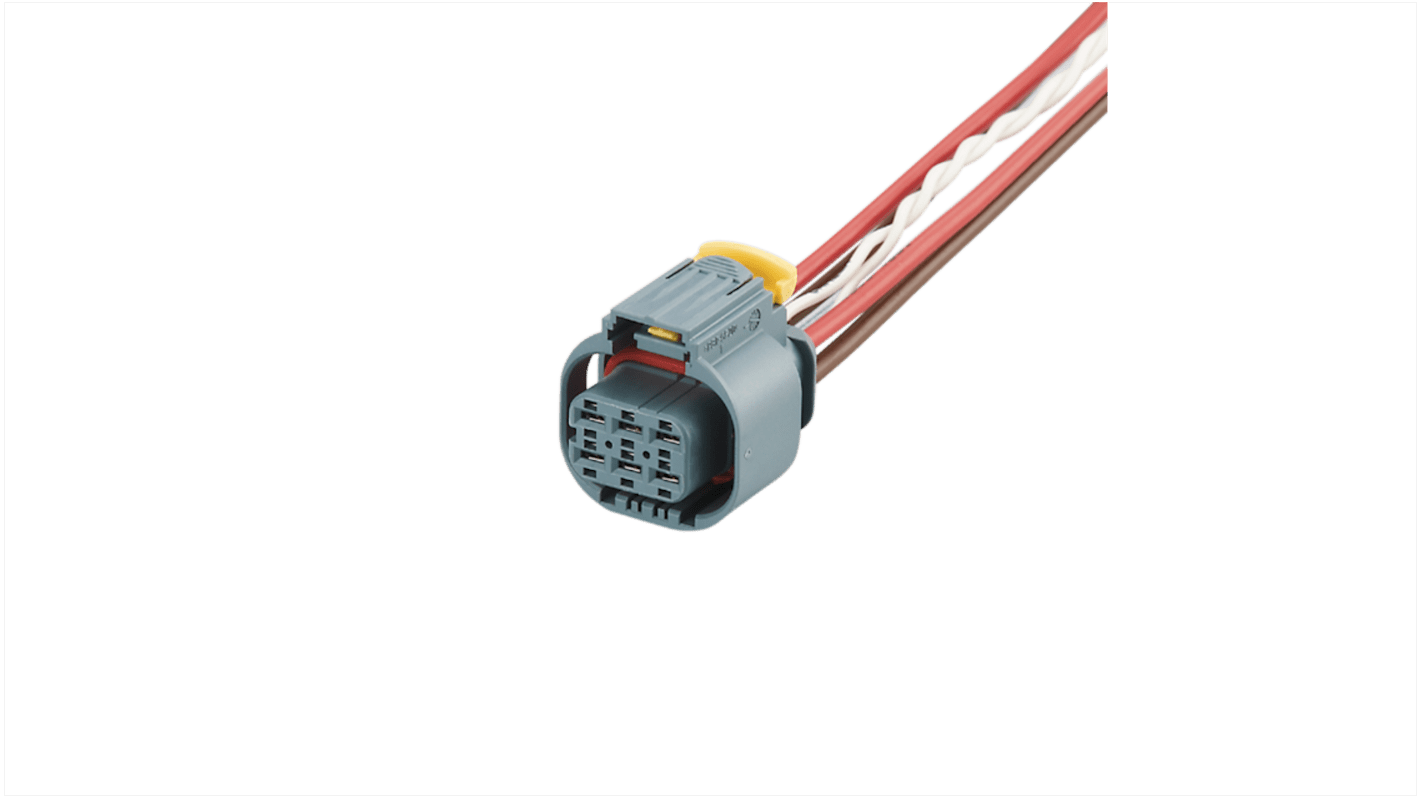 ifm electronic Straight Female 1 way AMP to Unterminated Connector & Cable, 5m