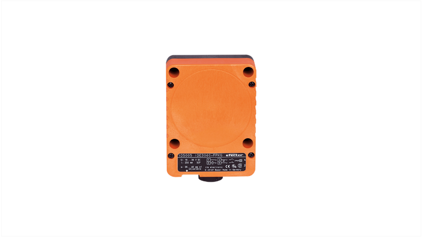 Rs-Online Sensore di prossimità induttivo rettangolare ifm electronic rilevamento 60 mm 20 → 250 V ca/cc