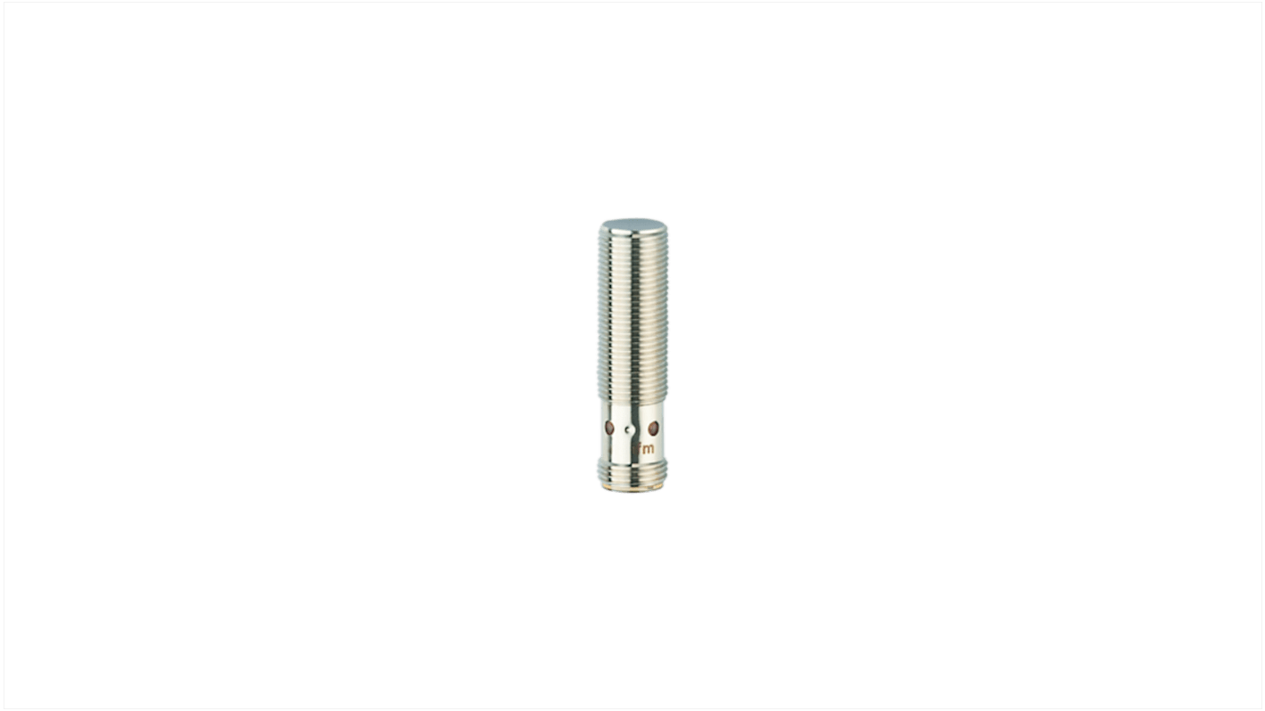Rs-Online Sensore di prossimità induttivo Cilindro filettato ifm electronic M12 rilevamento 4 mm 10 → 30 V CC