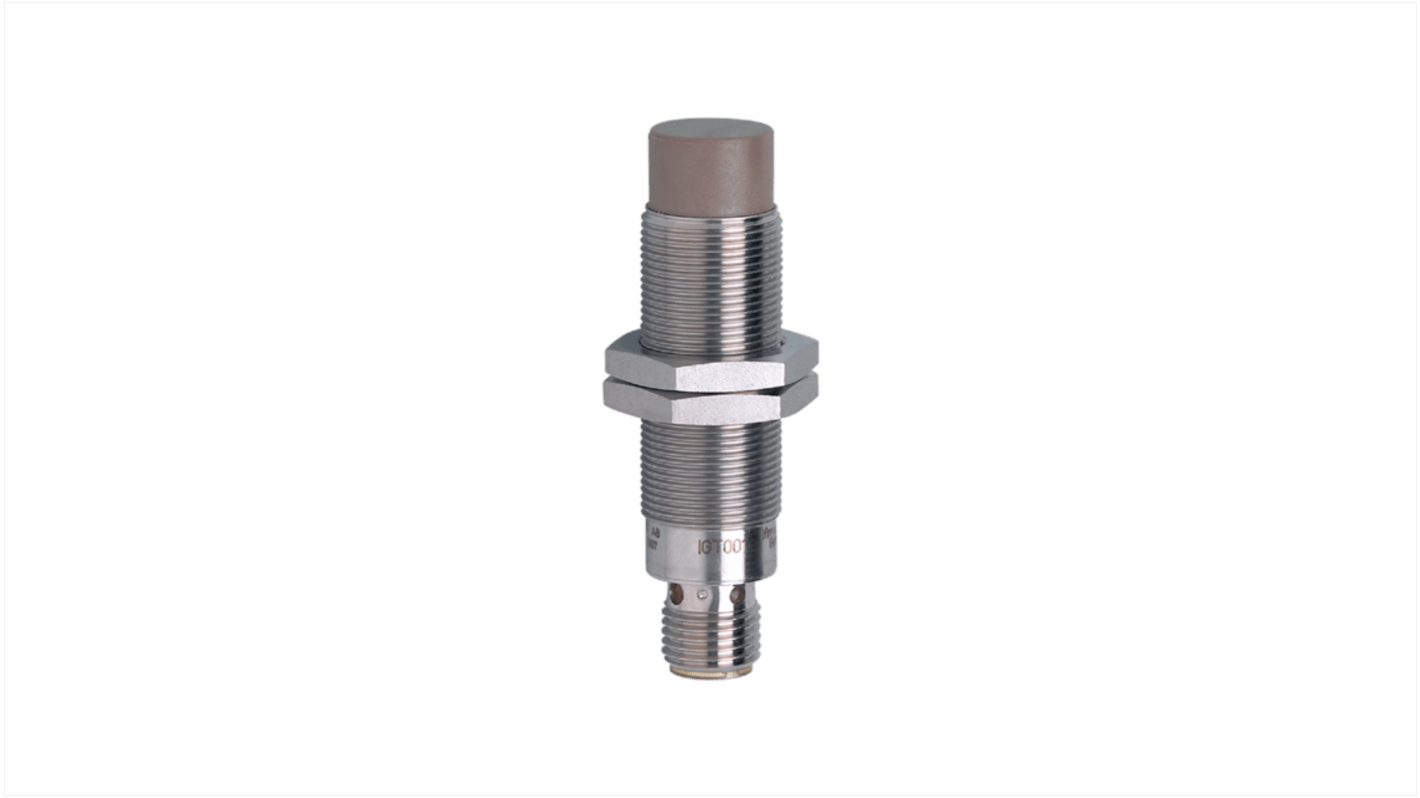 Rs-Online Sensore di prossimità induttivo Cilindro filettato ifm electronic M18 rilevamento 12 mm 20 → 140 V ac/dc