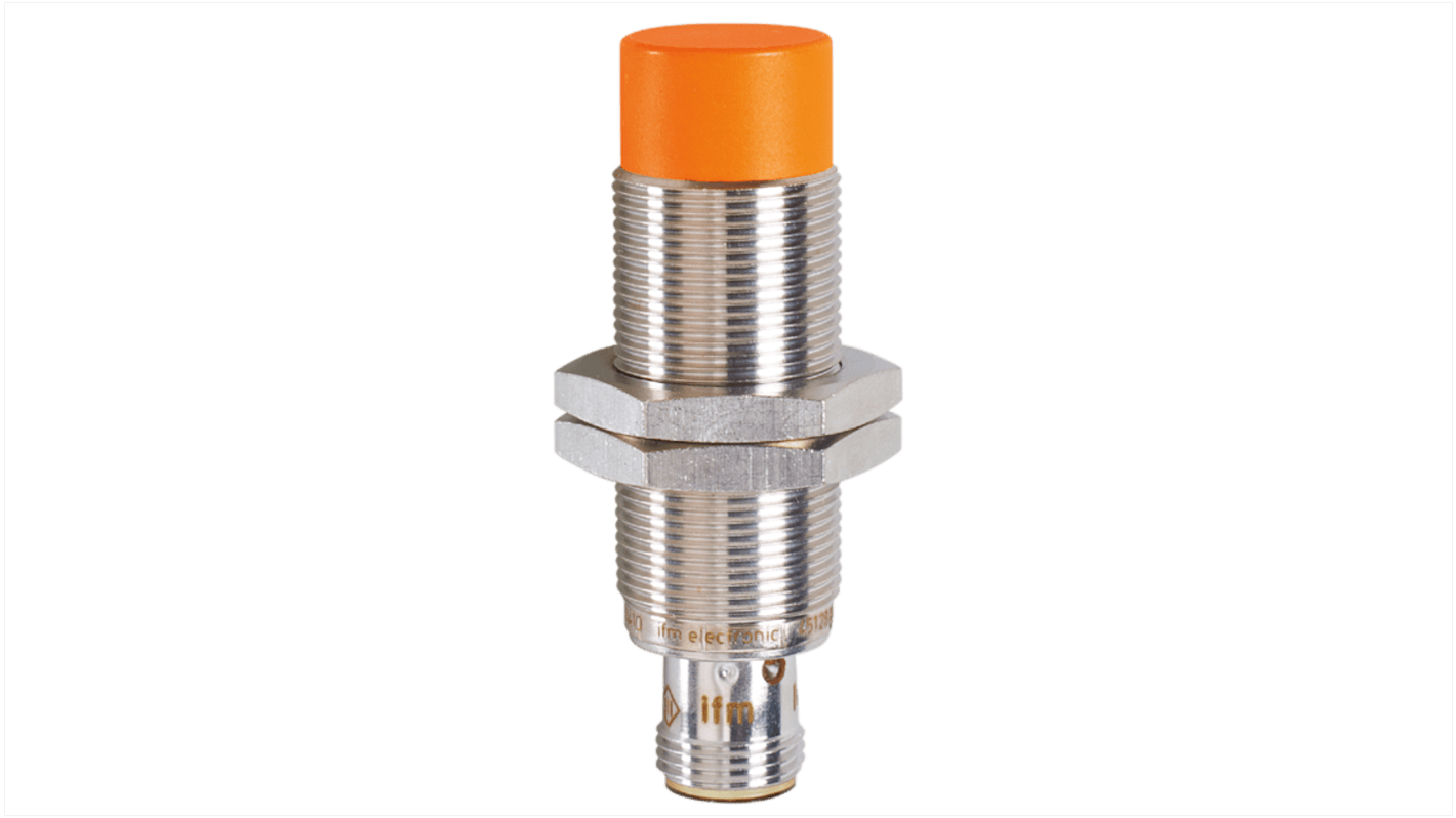 Rs-Online Sensore di prossimità induttivo Cilindro filettato ifm electronic M18 rilevamento 8 mm 10 → 30 V CC