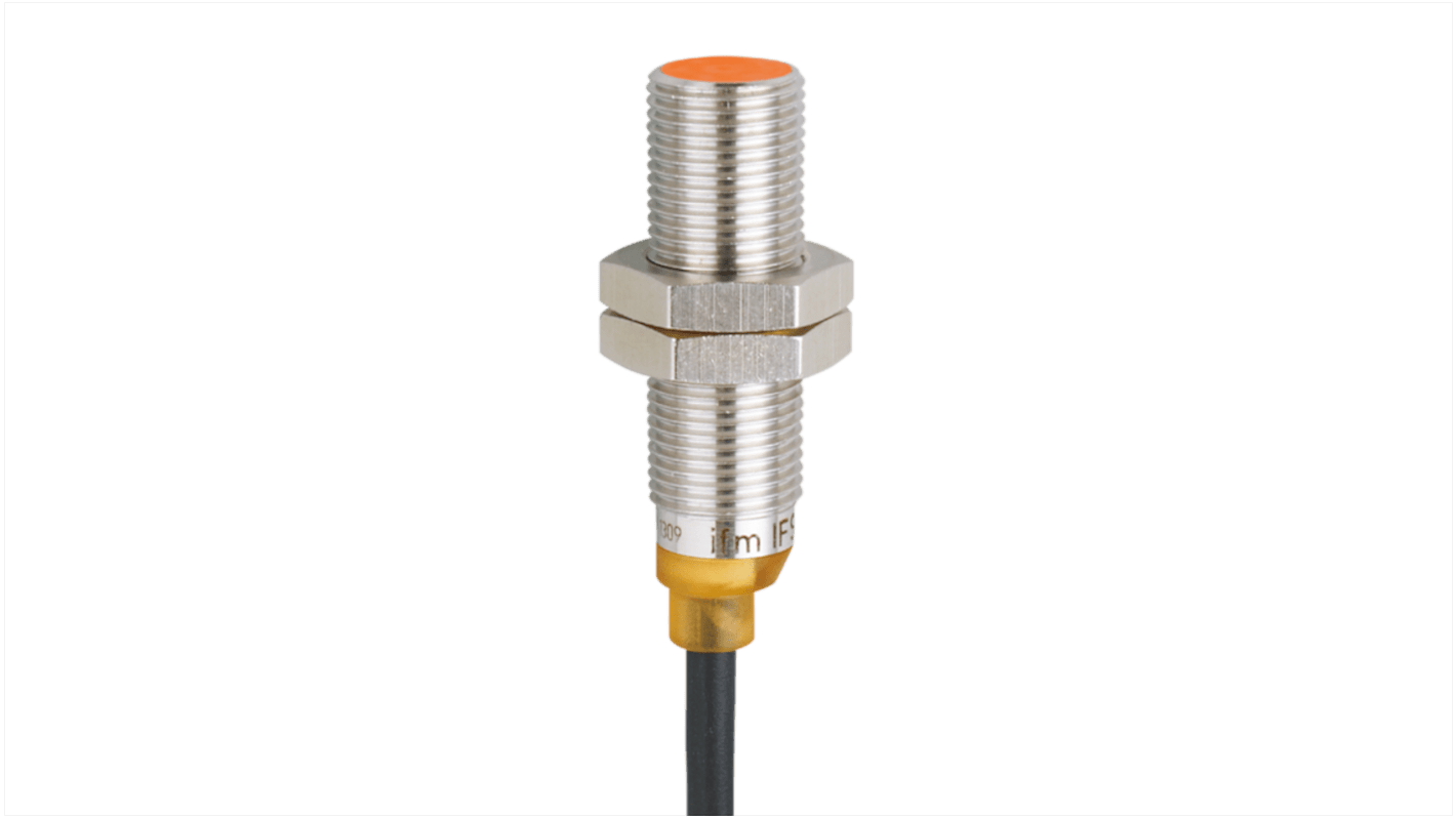 Rs-Online Sensore di prossimità induttivo Cilindro filettato ifm electronic M12 rilevamento 4 mm 10 → 30 V CC