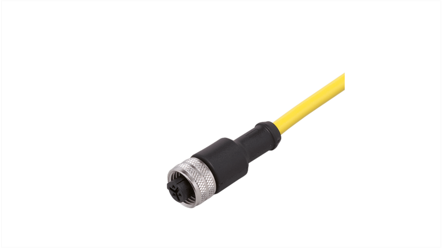 Cable para sensor/actuador ifm electronic, con. A Circular de 1/2 pulg. Hembra, 1 polo, con. B Sin terminación, long. 5m