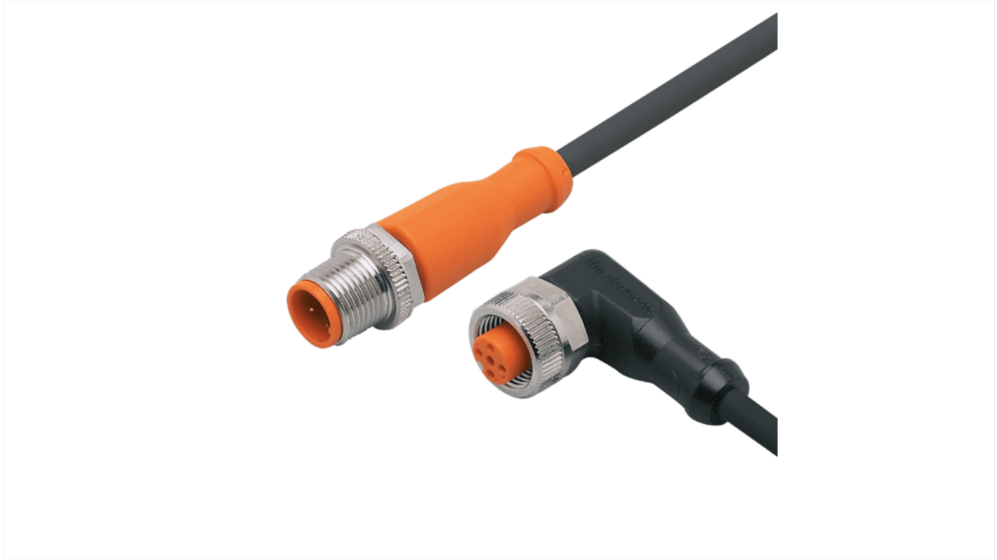 Kabel do siłownika/czujnika ze złączem Złącze M12 liczba rdzeni 4 długość 7m Rodzaj A Męskie Złącze B Złącze M12