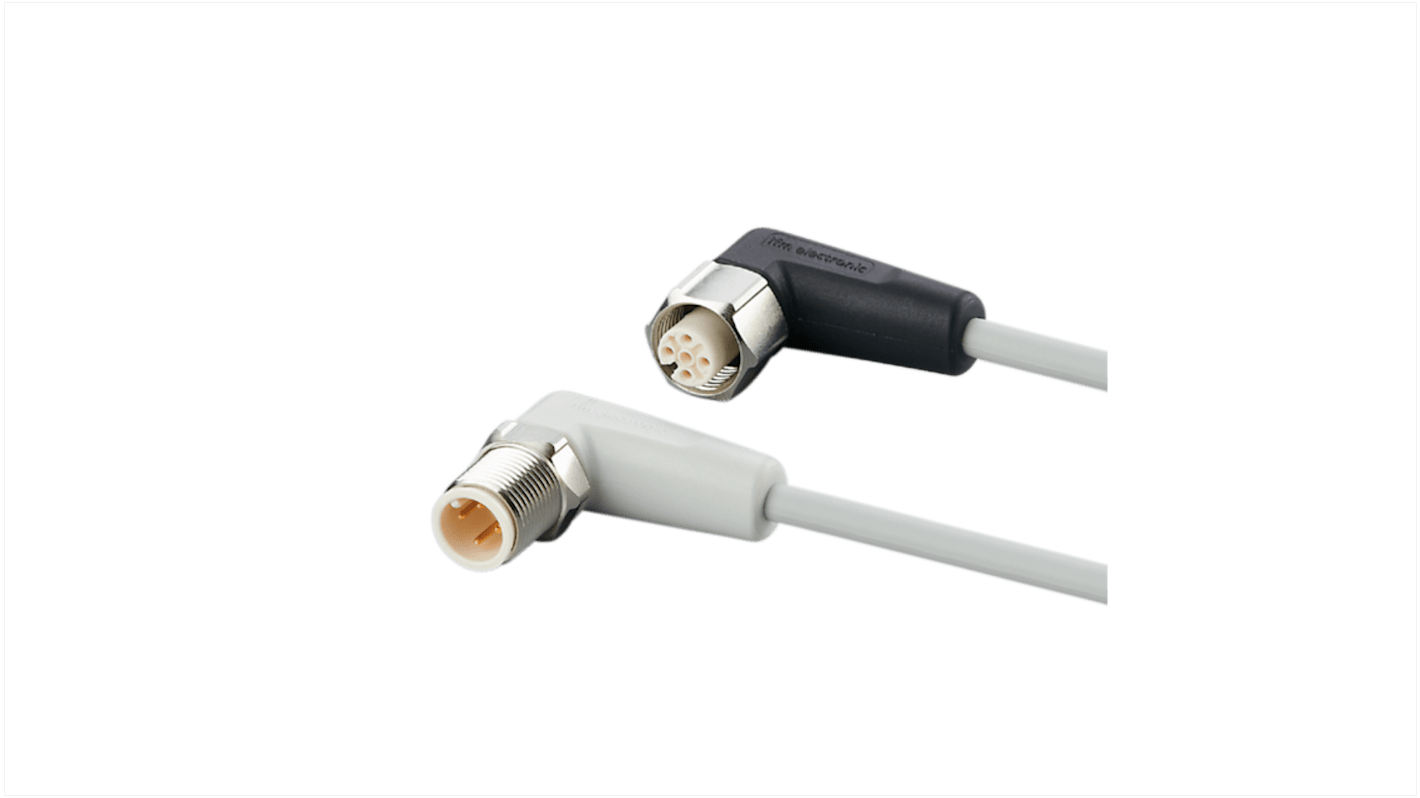 Kabel komunikacyjny ze złączem Złącze M12 liczba rdzeni 4 długość 300mm Rodzaj A Męskie Złącze B Złącze M12