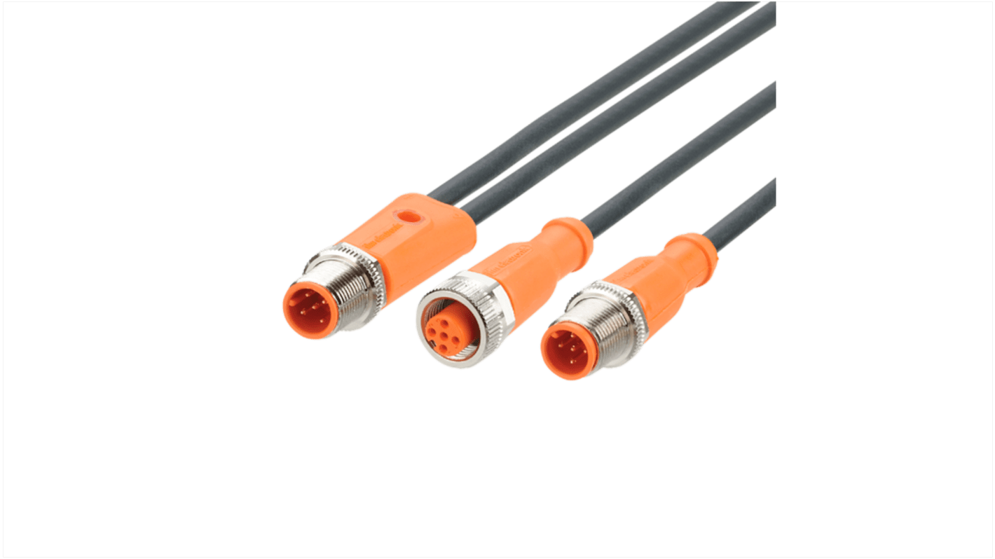 Kabel komunikacyjny ze złączem Złącze M12 liczba rdzeni 5 długość 2m Rodzaj A Męskie Złącze B Złącze M12