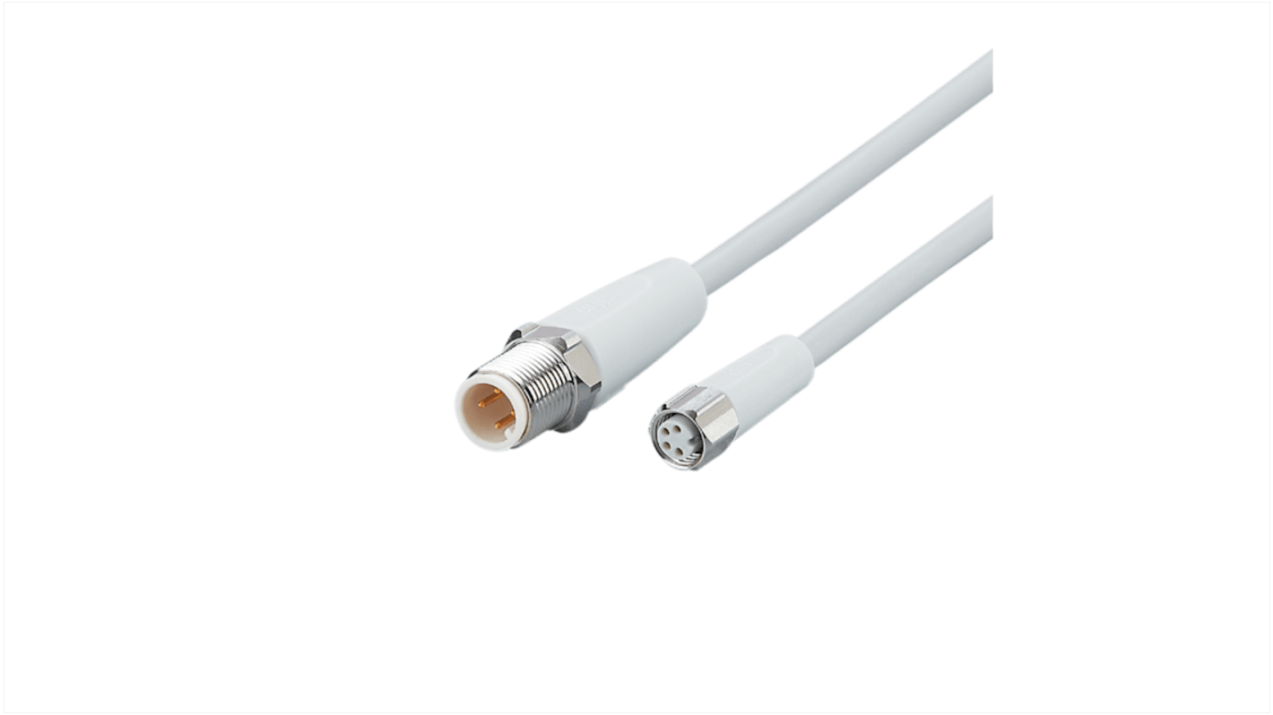 Kabel komunikacyjny ze złączem Złącze M12 liczba rdzeni 4 długość 1m Rodzaj A Męskie Złącze B M8