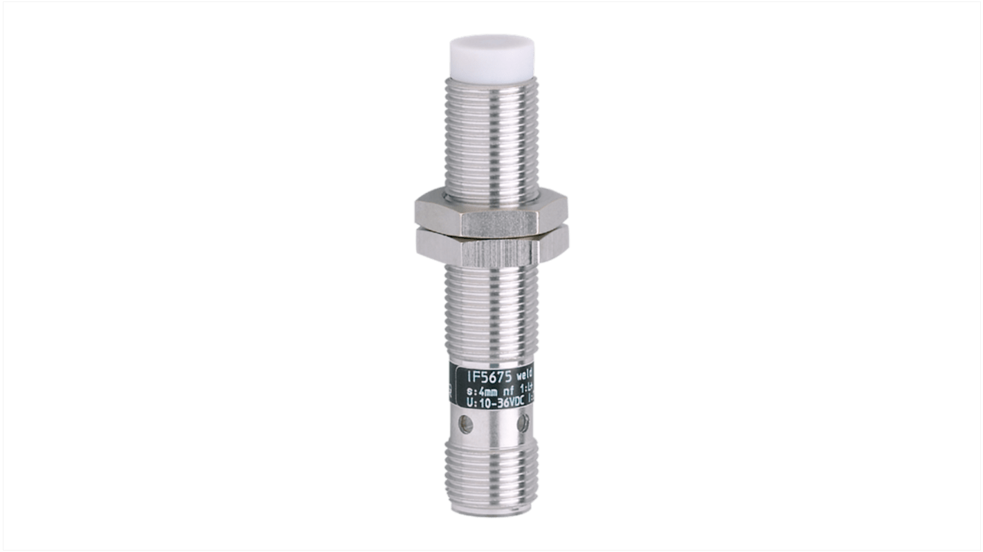 Rs-Online Sensore di prossimità induttivo Cilindro filettato ifm electronic M12 rilevamento 4 mm 10→36 V c.c