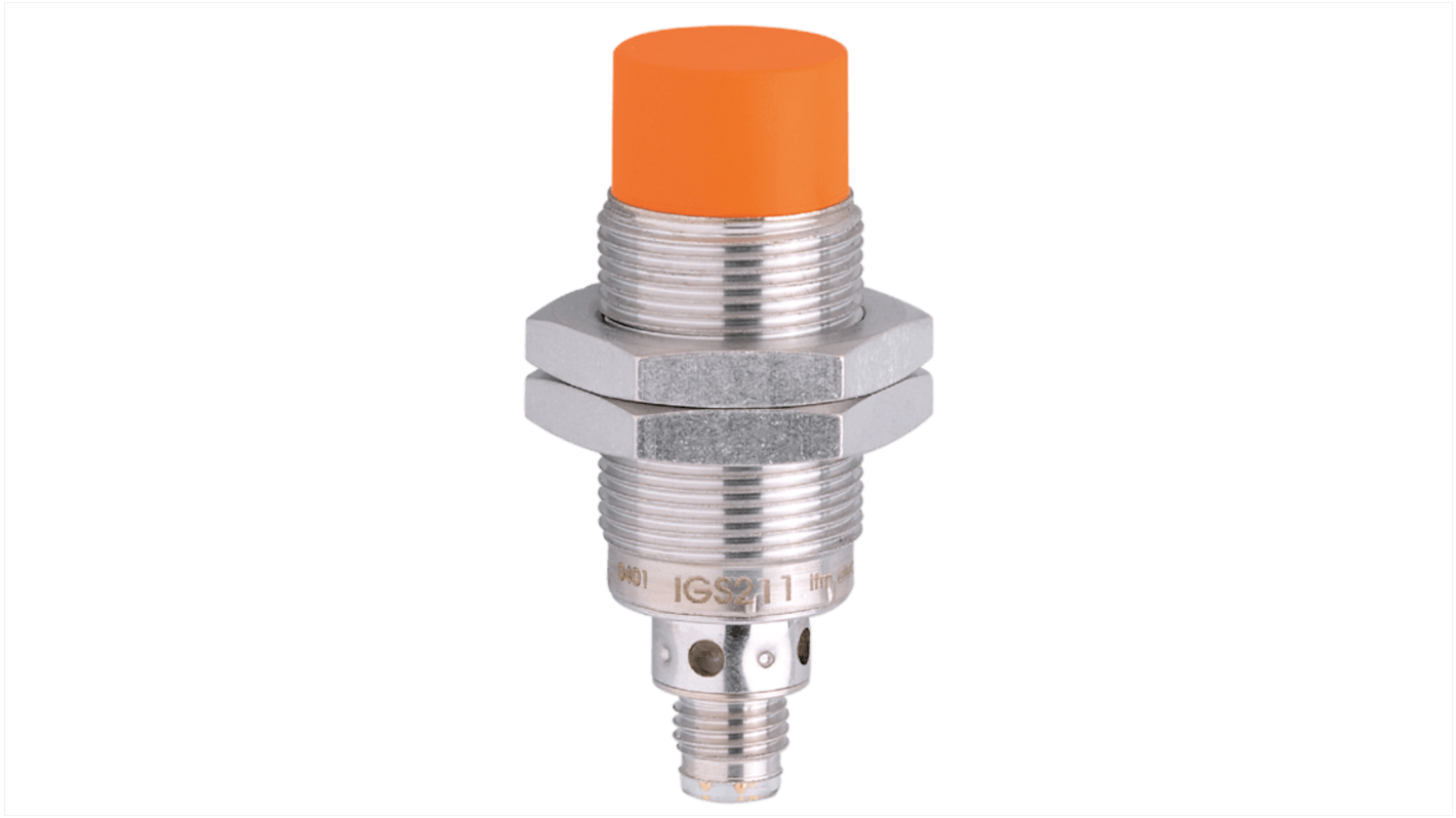 Rs-Online Sensore di prossimità induttivo Cilindro filettato ifm electronic M18 rilevamento 12 mm 10→36 V c.c