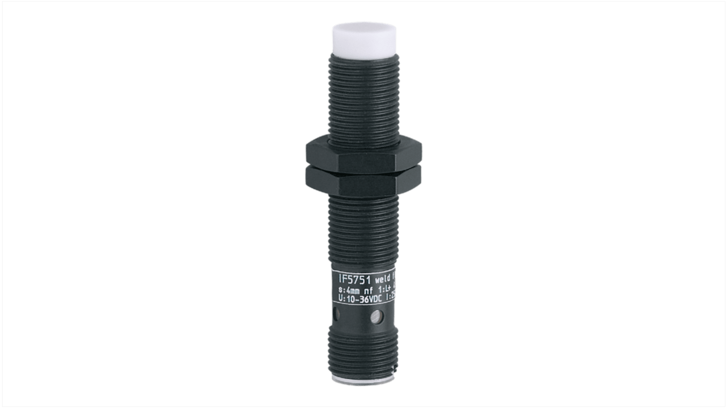 Rs-Online Sensore di prossimità induttivo Cilindro filettato M12 rilevamento 4 mm 10→36 V c.c