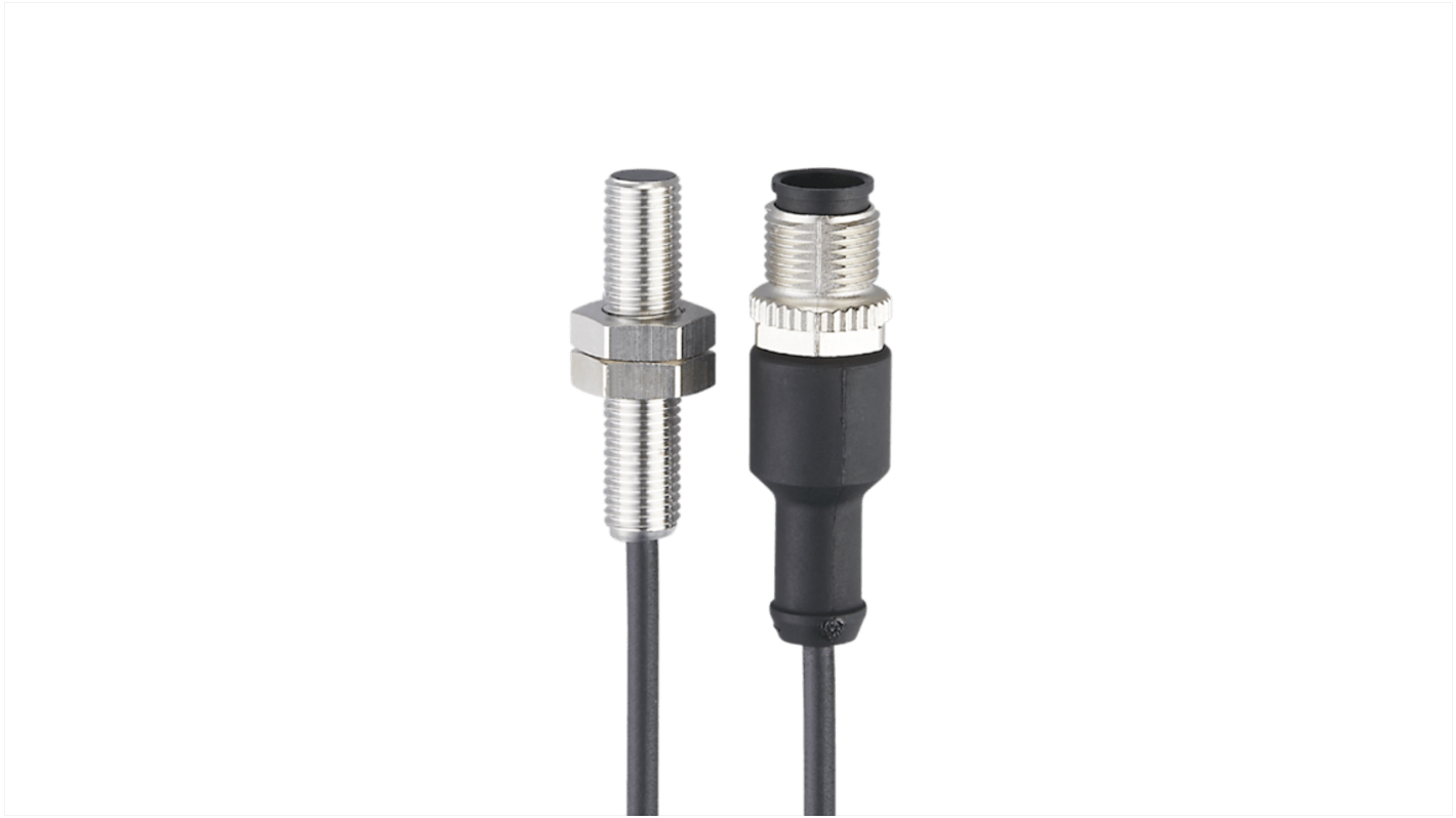 Rs-Online Sensore di prossimità induttivo Cilindro filettato M8 rilevamento 2 mm 10→36 V c.c