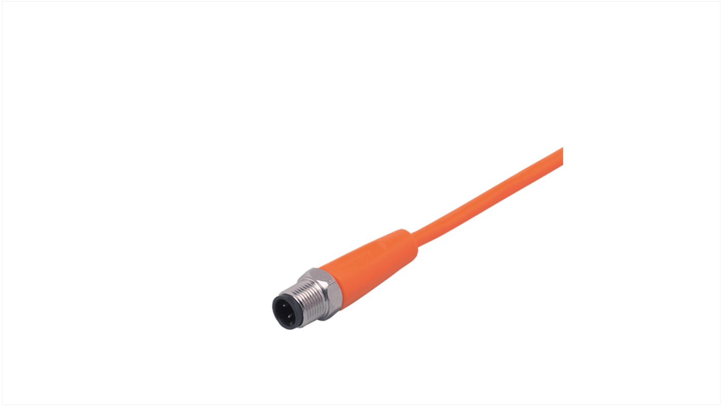 ifm electronic Straight Male 1 way M12 to Unterminated Sensor Actuator Cable, 2m