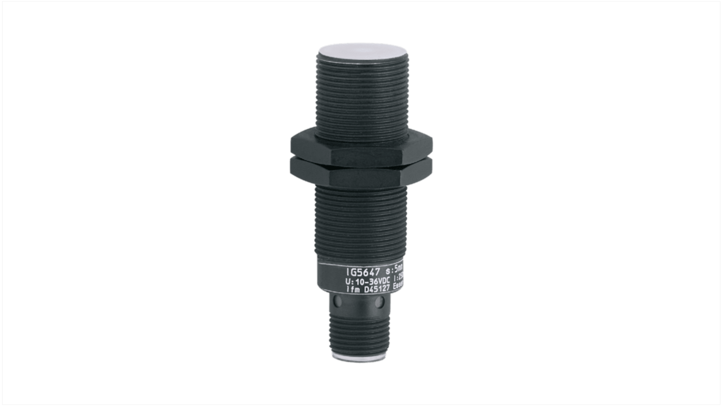 Rs-Online Sensore di prossimità induttivo Cilindro filettato M18 rilevamento 5 mm 10→36 V c.c