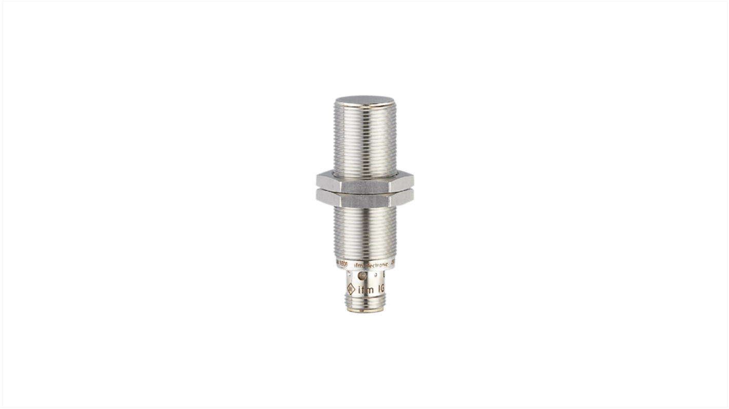 Rs-Online Sensore di prossimità induttivo Cilindro filettato M18 rilevamento 1 41 → 7 01 mm 10→30 V c.c