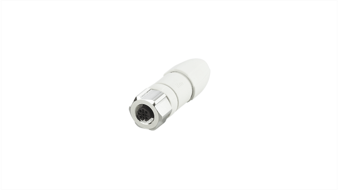 ifm electronic Circular Connector, 1 Contacts, Cable Mount, M12 Connector, Socket, Female, IP67, IP68, IP69K, EVF Series