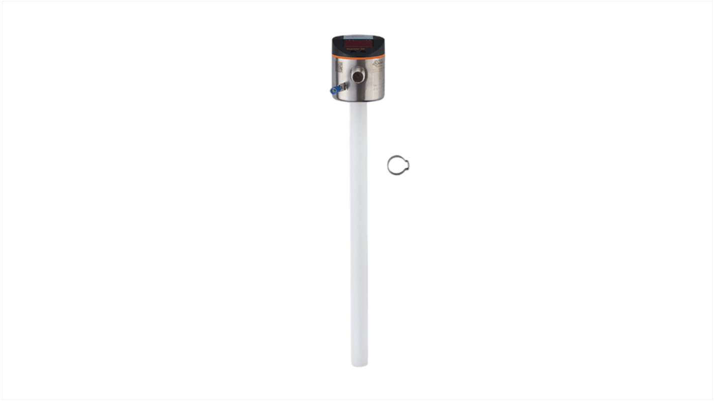 ifm electronic LK Series Sensor Level Sensor, PNP Output, Stainless Steel Body