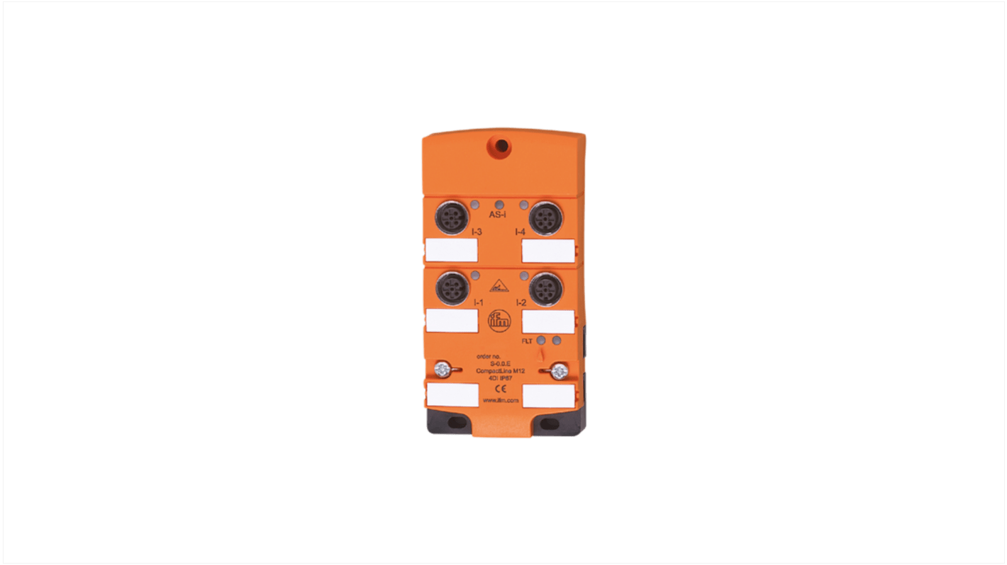 ifm electronic I/O module, M12, 4 port