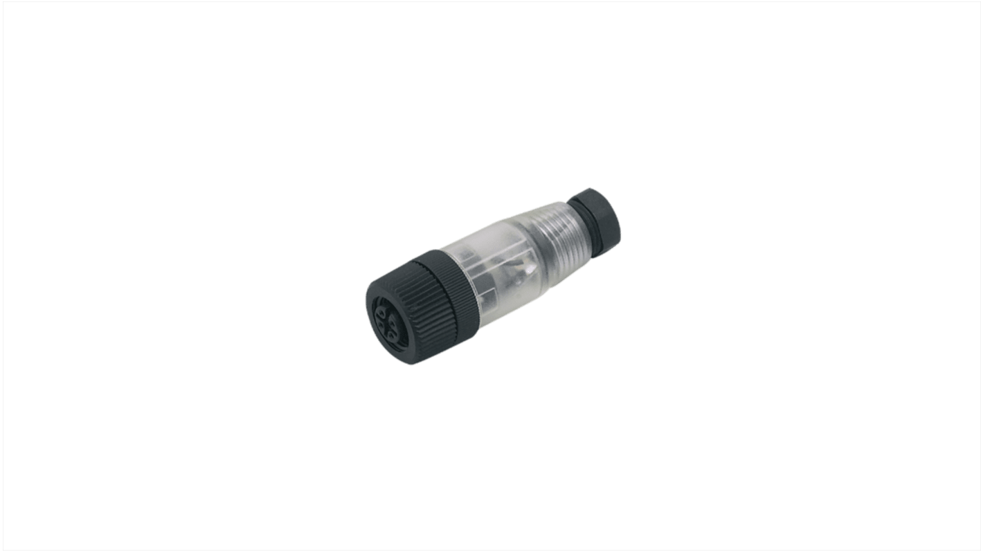 ifm electronic Circular Connector, 1 Contacts, Cable Mount, M12 Connector, Socket, Female, IP67, E101 Series