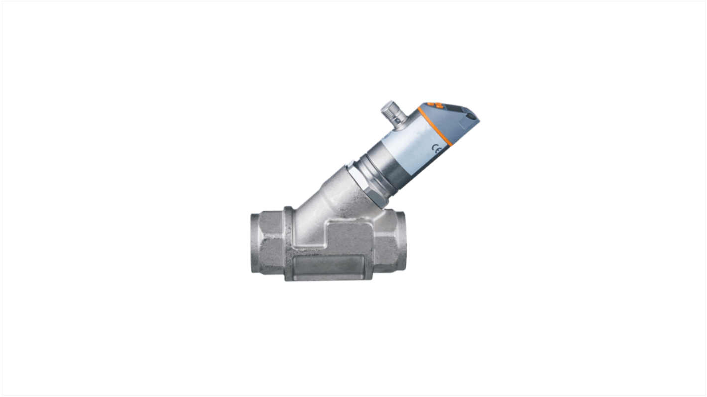 ifm electronic SV Series Flow Sensor for Liquid, 2 l/min Min, 100 L/min Max