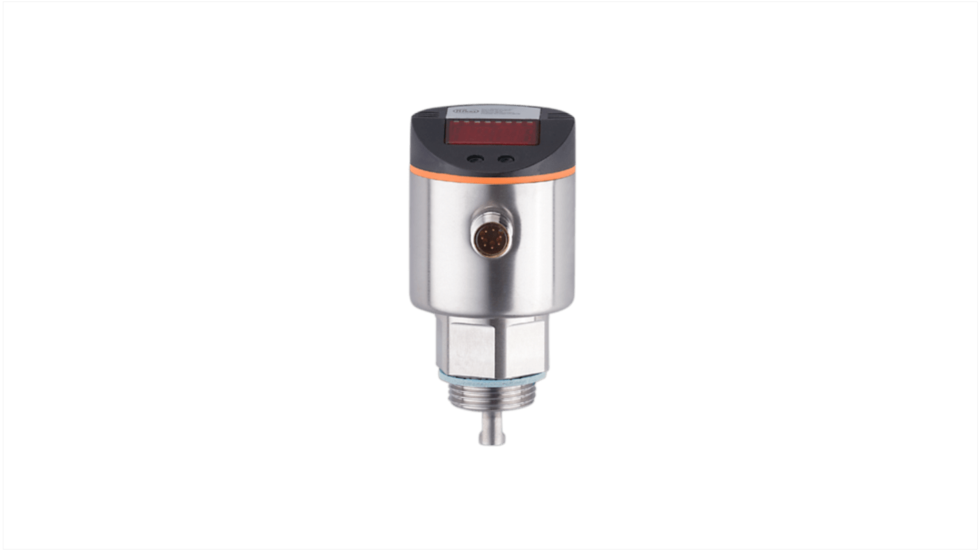 ifm electronic LR Series Sensor Level Sensor, PNP Output, Stainless Steel Body