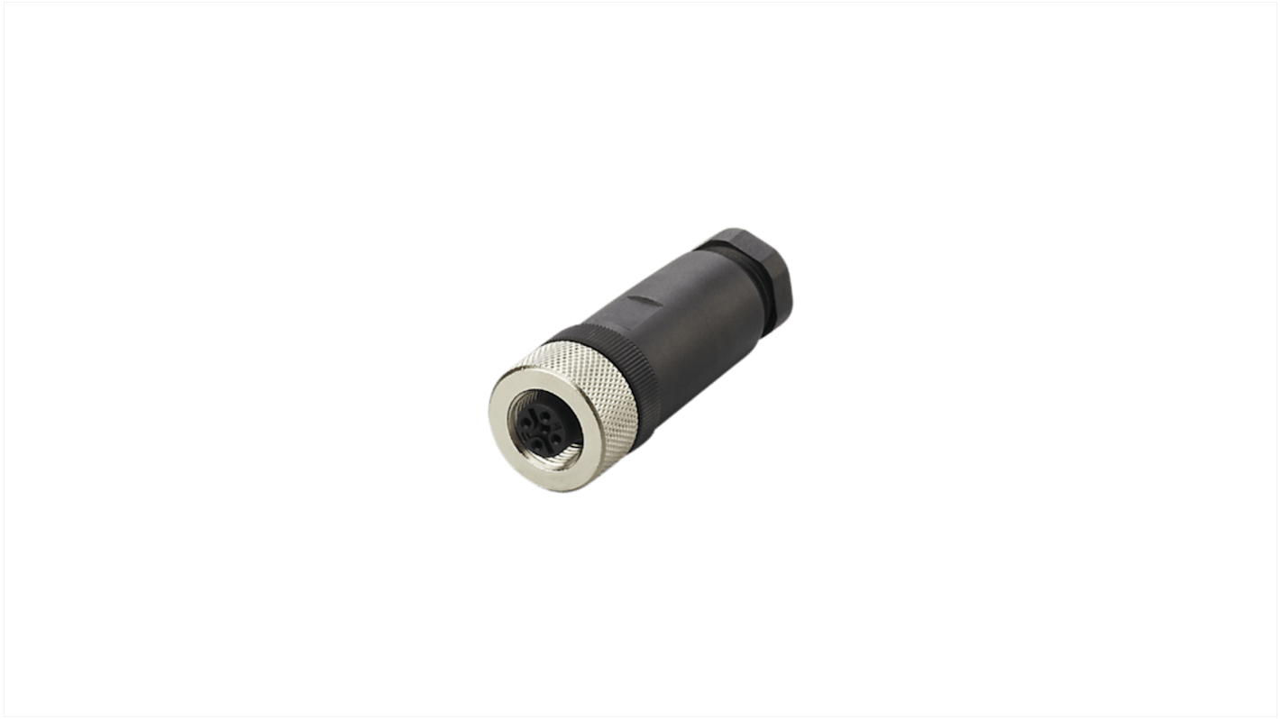 ifm electronic Circular Connector, 1 Contacts, Cable Mount, M12 Connector, Socket, Female, IP68, E116 Series