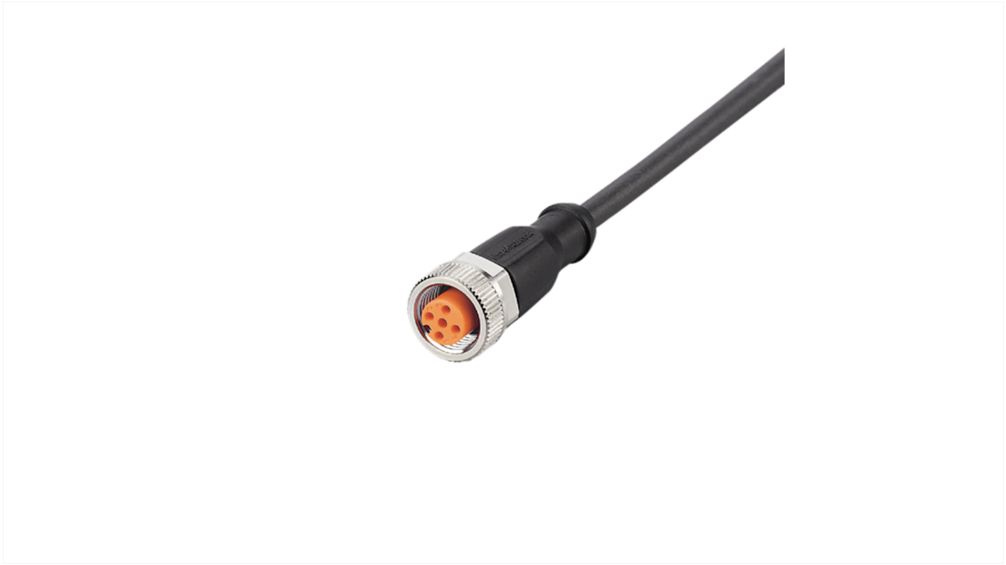 Cable de conexión ifm electronic, con. A M12 Hembra, 1 polo, con. B Sin terminación, long. 5m