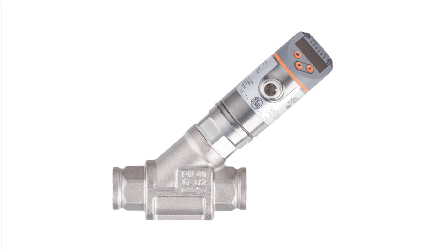 Sensore di flusso ifm electronic, per Liquidi, flusso 0,3 l/min → 15 L/min