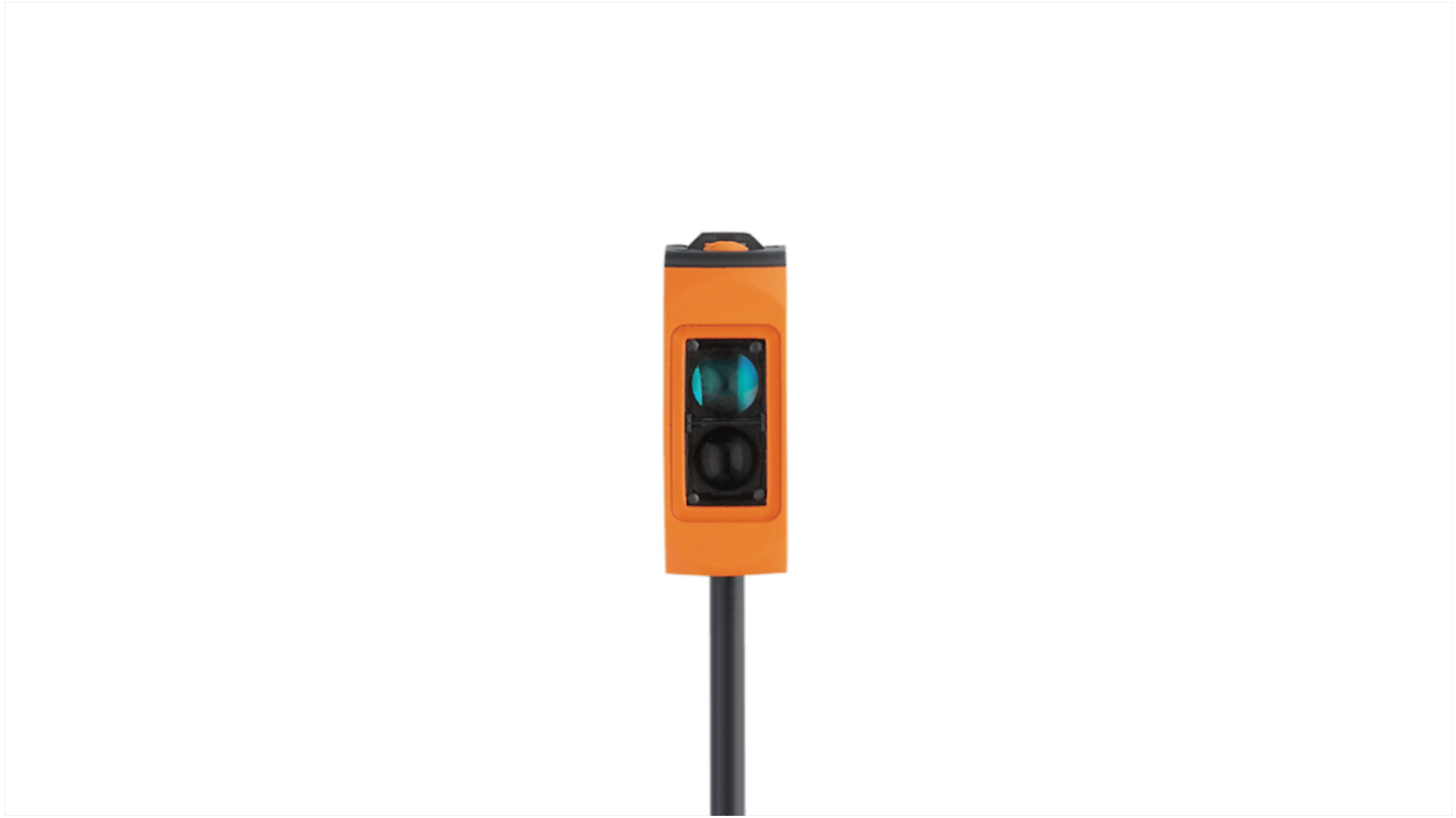ifm electronic Retroreflective Photoelectric Sensor, Rectangular Sensor, 0.05 → 5 m Detection Range