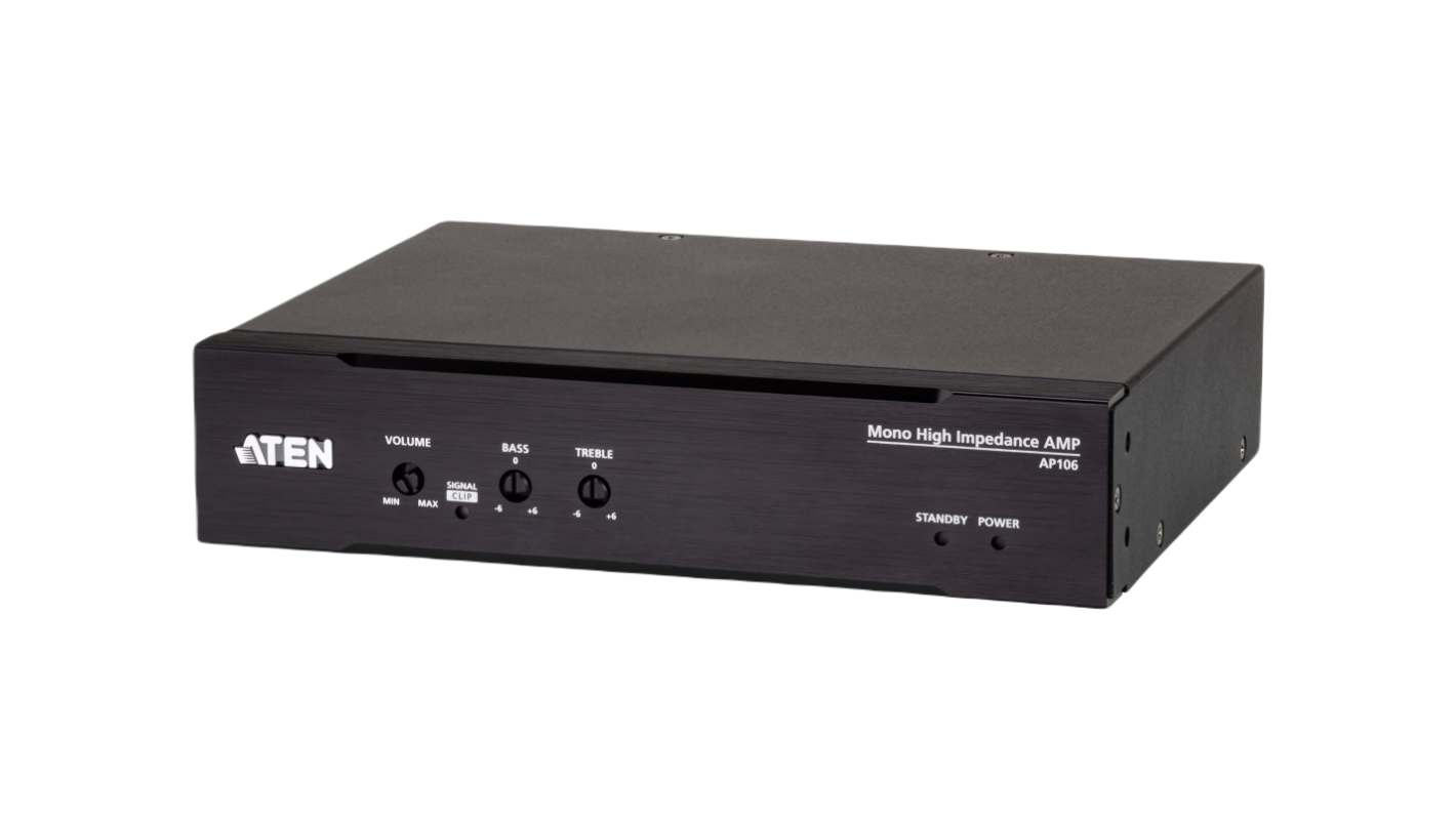 Aten 1 Channel Power Amplifier, 80-20 kHz Range