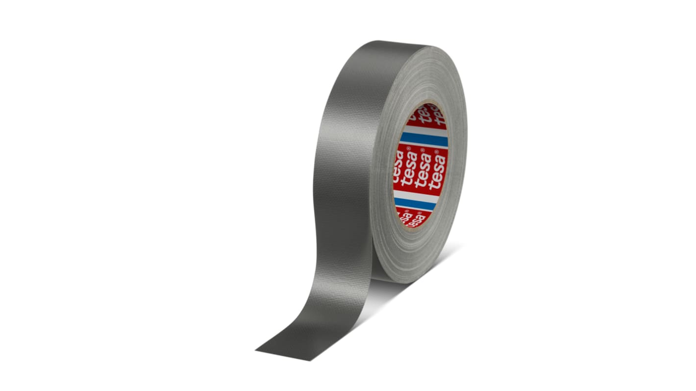 Tesa Standard Polyethylene Coated Cloth Tape 04688-00004-00 Cloth Tape, Black, Rubber Finish
