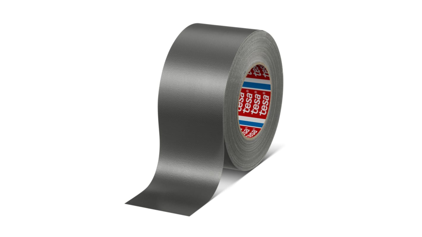 Tesa Standard Polyethylene Coated Cloth Tape 04688-00012-00 Cloth Tape, Black, Rubber Finish