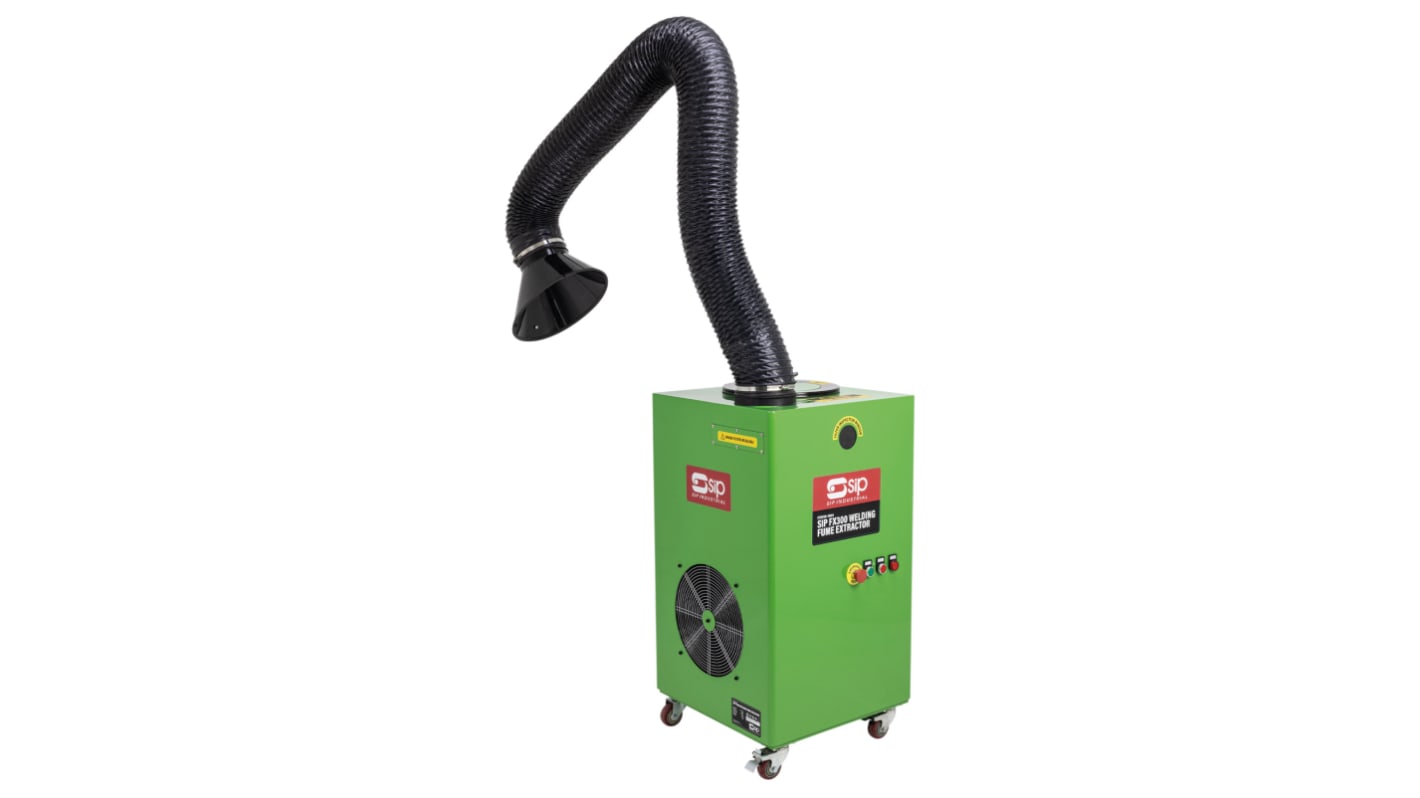 SIP FX300, 230V Solder Fume Extractor, HEPA H13, 1.5kW, UK