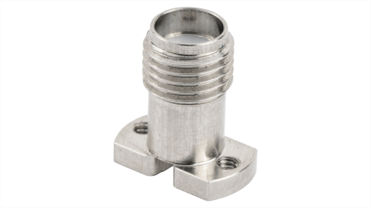Huber+Suhner 82_SMA Series, Jack Thread Mount SMA Connector, PCB Termination, Straight Body