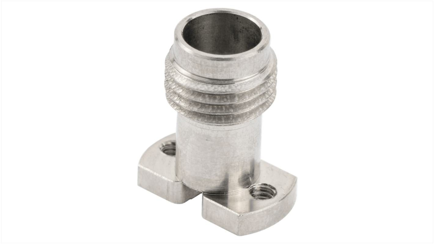 Huber+Suhner 82_PC24 Series, Jack Thread Mount PC 2.4, PCB Termination, Straight Body
